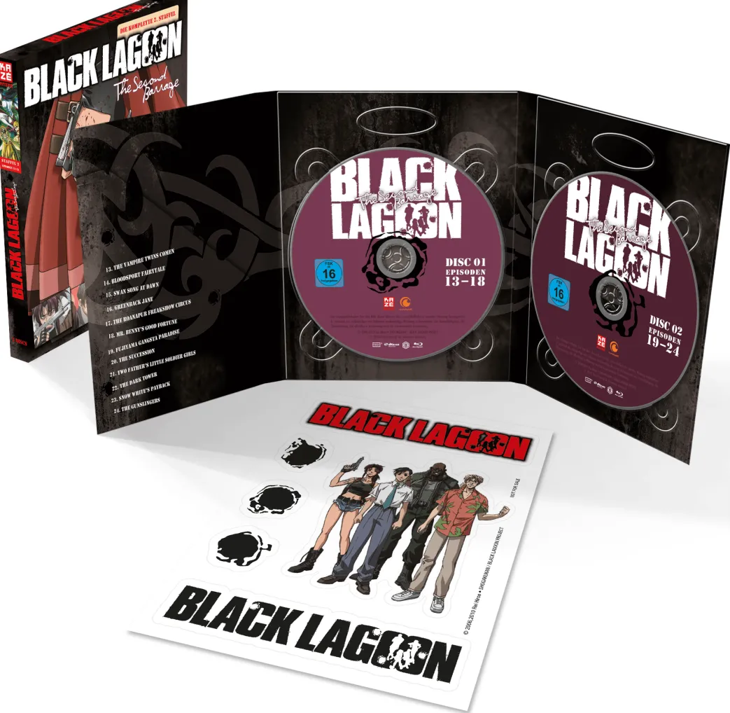 Black Lagoon - The second Barrage - 2. Staffel - Blu-ray Gesamtausgabe (Deutsch)