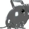 Chainsaw Man � Pochita Vinylfigur (Silver Chrome Ver.) � Exklusiv bei Crunchyroll
