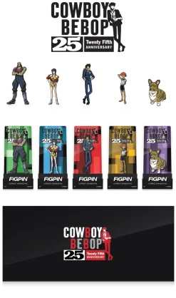 Cowboy Bebop – FiGPiN-Kollektion zum 25-jährigen Jubiläum – exklusiv bei Crunchyroll