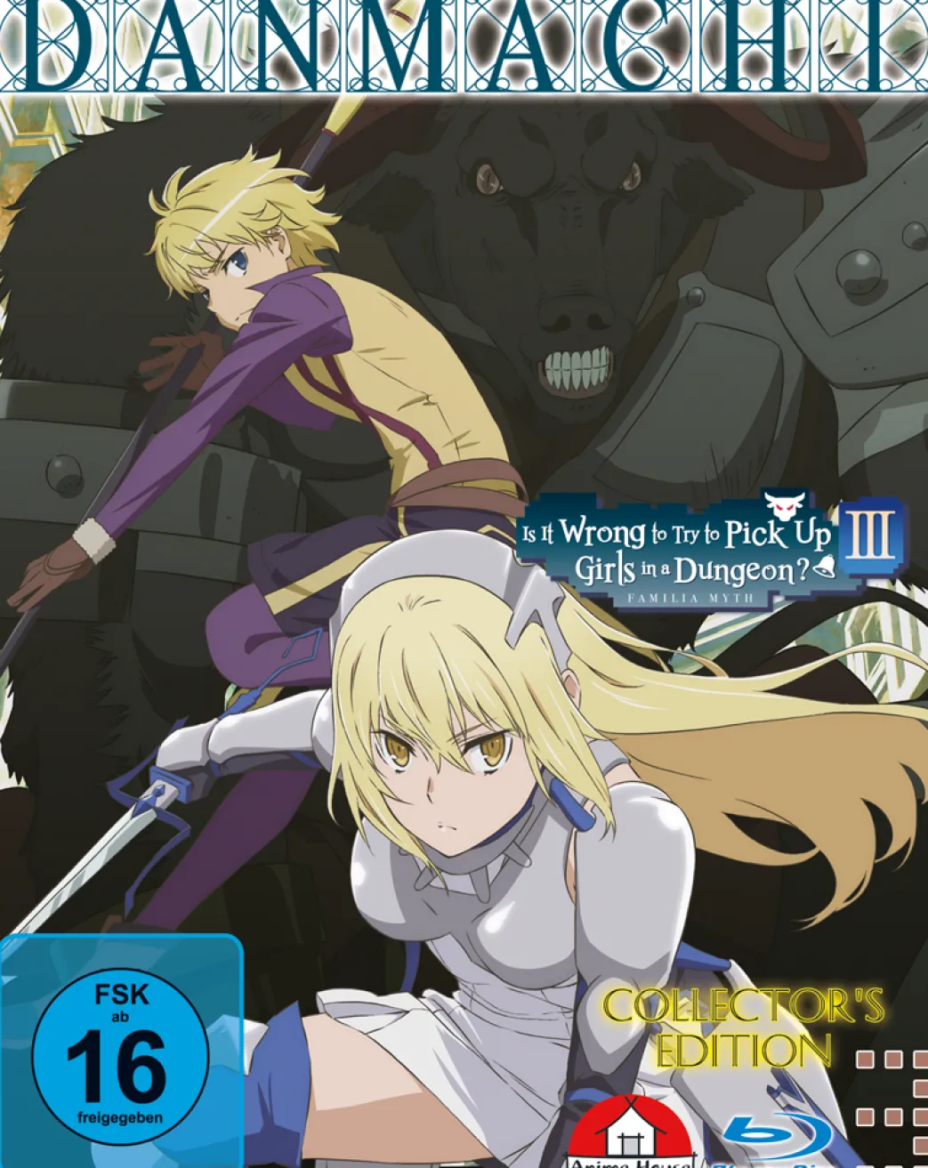 DanMachi - Is It Wrong to Try to Pick Up Girls in a Dungeon? - 3. Staffel - Blu-ray Band 3 - Collector's Edition (Deutsch)