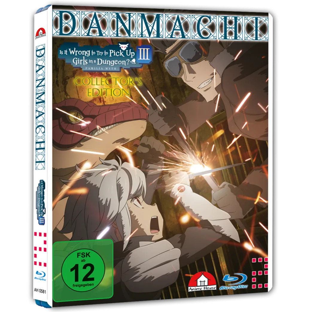 DanMachi - Is It Wrong to Try to Pick Up Girls in a Dungeon? - 3. Staffel - Blu-ray Band 2 - Collector's Edition (Deutsch)