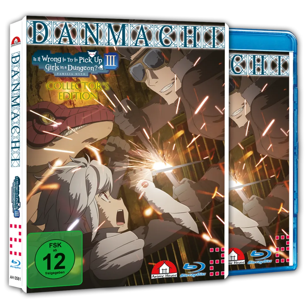 DanMachi - Is It Wrong to Try to Pick Up Girls in a Dungeon? - 3. Staffel - Blu-ray Band 2 - Collector's Edition (Deutsch)