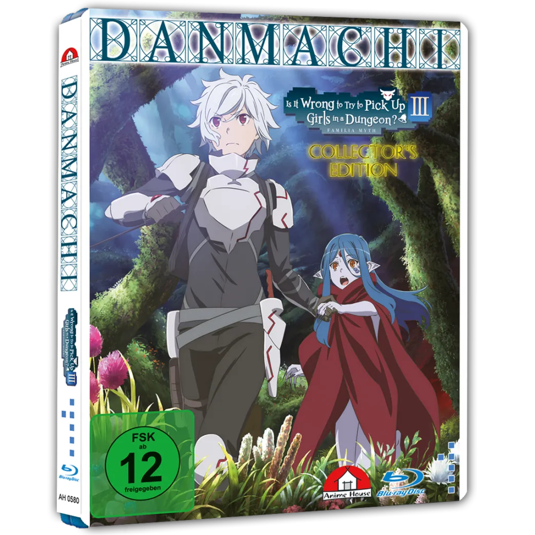 DanMachi - Is It Wrong to Try to Pick Up Girls in a Dungeon? - 3. Staffel - Blu-ray Band 1 - Collector's Edition (Deutsch)