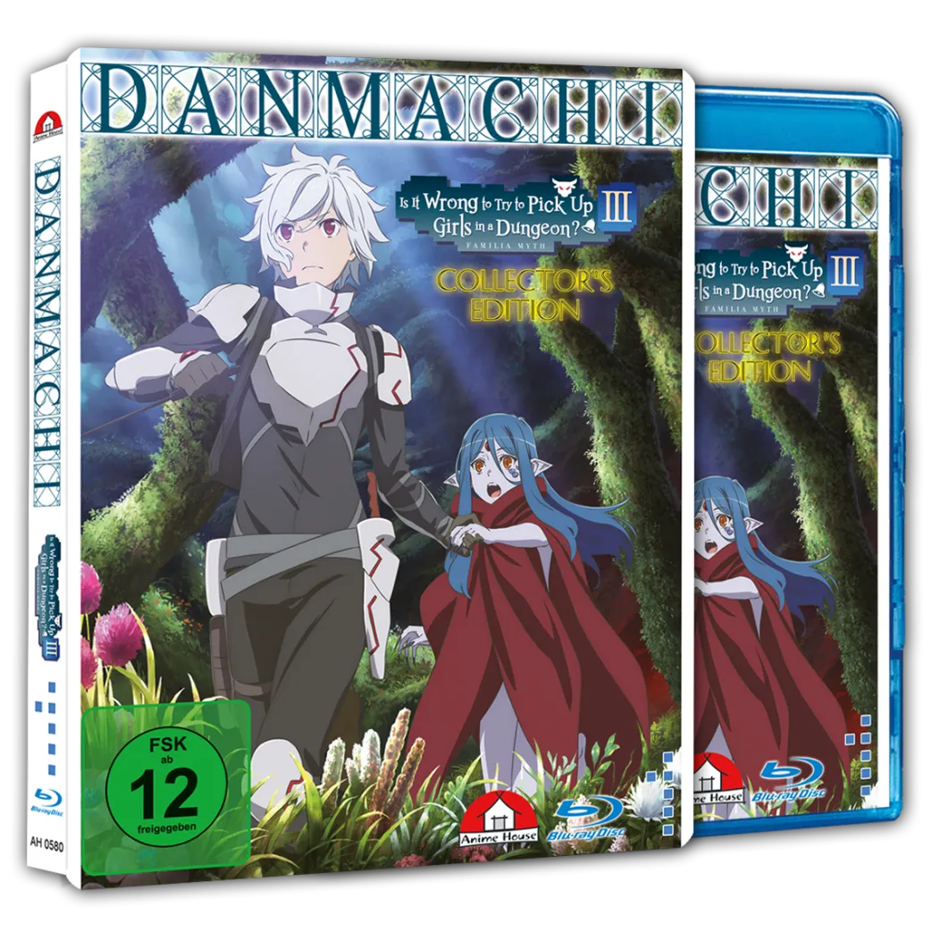 DanMachi - Is It Wrong to Try to Pick Up Girls in a Dungeon? - 3. Staffel - Blu-ray Band 1 - Collector's Edition (Deutsch)