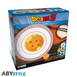Dragon Ball - Set Of 4 Plates - Emblèmes