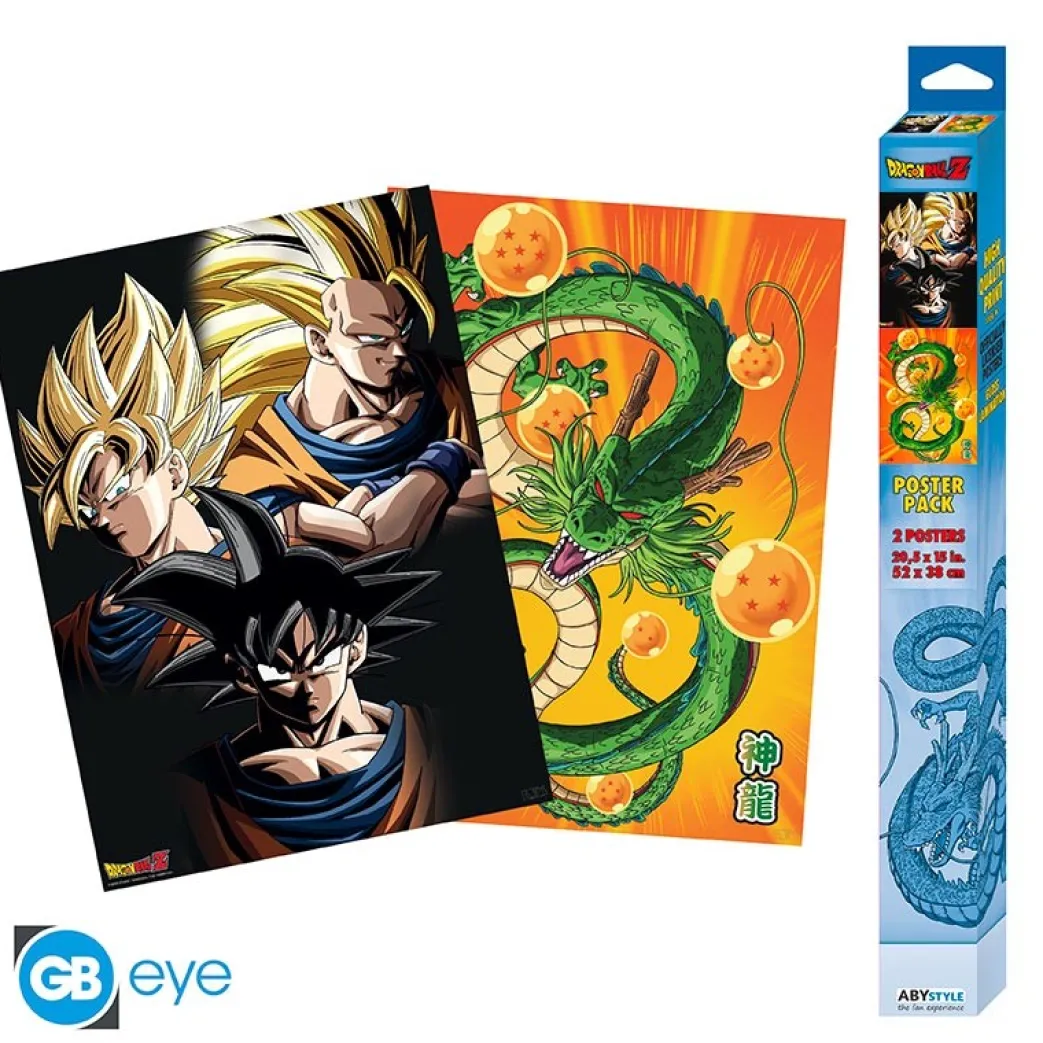 Dragon Ball Z - Set 2 Chibi Posters - Goku & Shenron (52x38cm)
