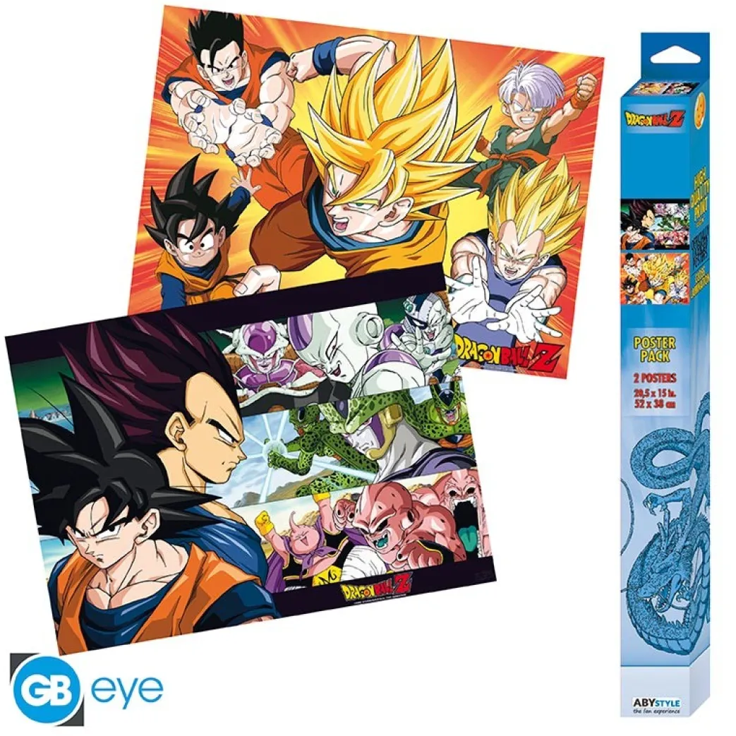 Dragon Ball Z - Set 2 Chibi Posters - Saiyans (52x38cm)