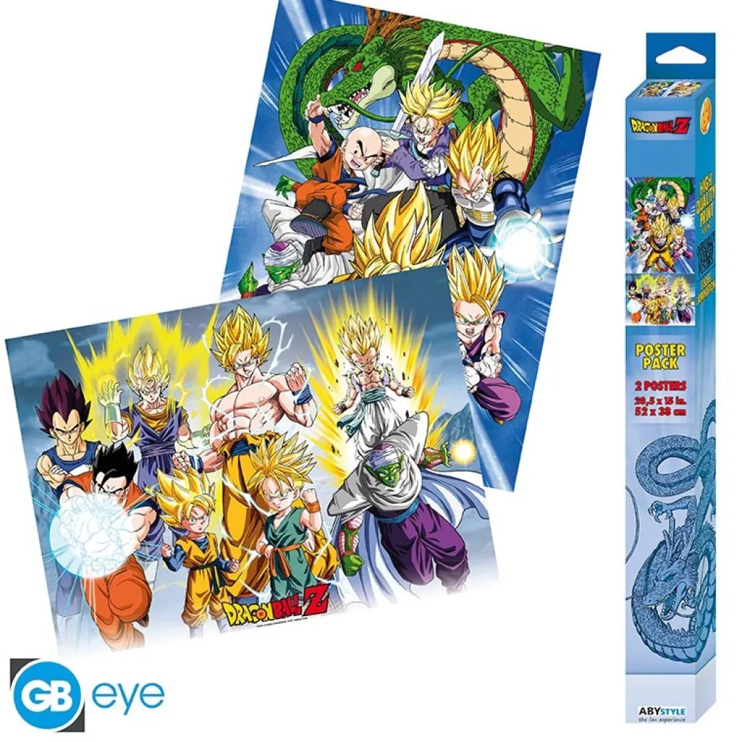 Dragon Ball Z - Set 2 Chibi Posters - Groups (52x38cm)