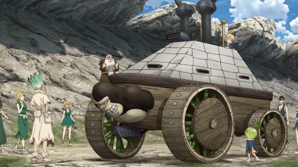 Dr. Stone - Stone Wars - 2. Staffel - Blu-ray Band 1 - Limited Edition mit Sammelbox (Deutsch)