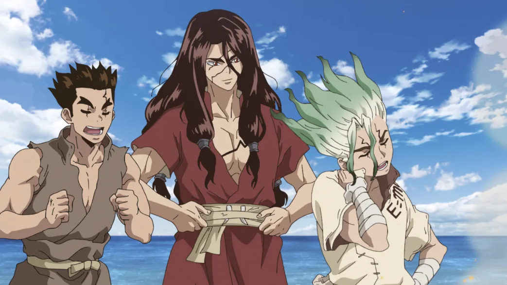 Dr. Stone - Stone Wars - 2. Staffel - Blu-ray Band 1 - Limited Edition mit Sammelbox (Deutsch)