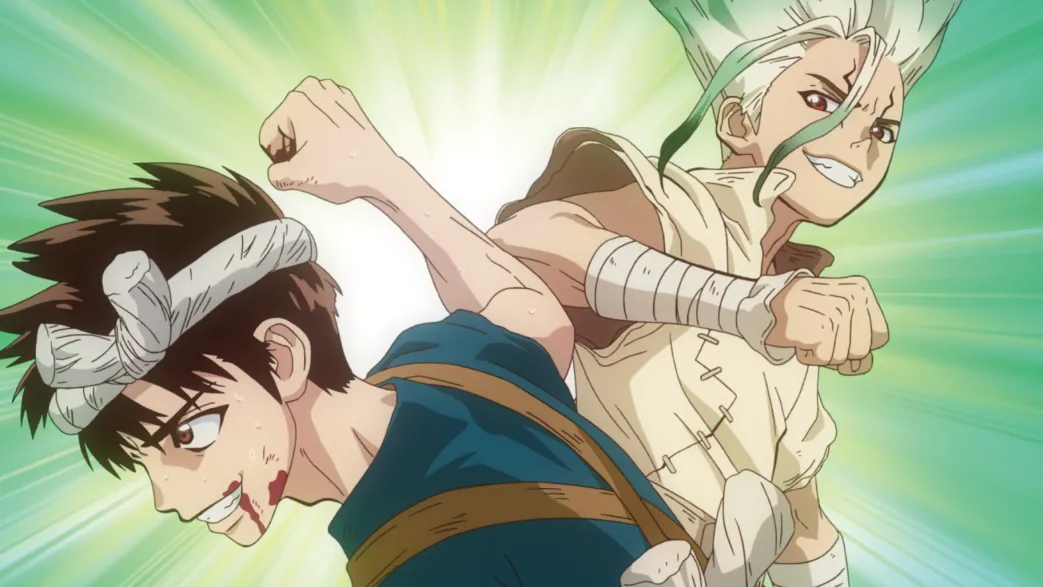 Dr. Stone - Stone Wars - 2. Staffel - Blu-ray Band 1 - Limited Edition mit Sammelbox (Deutsch)