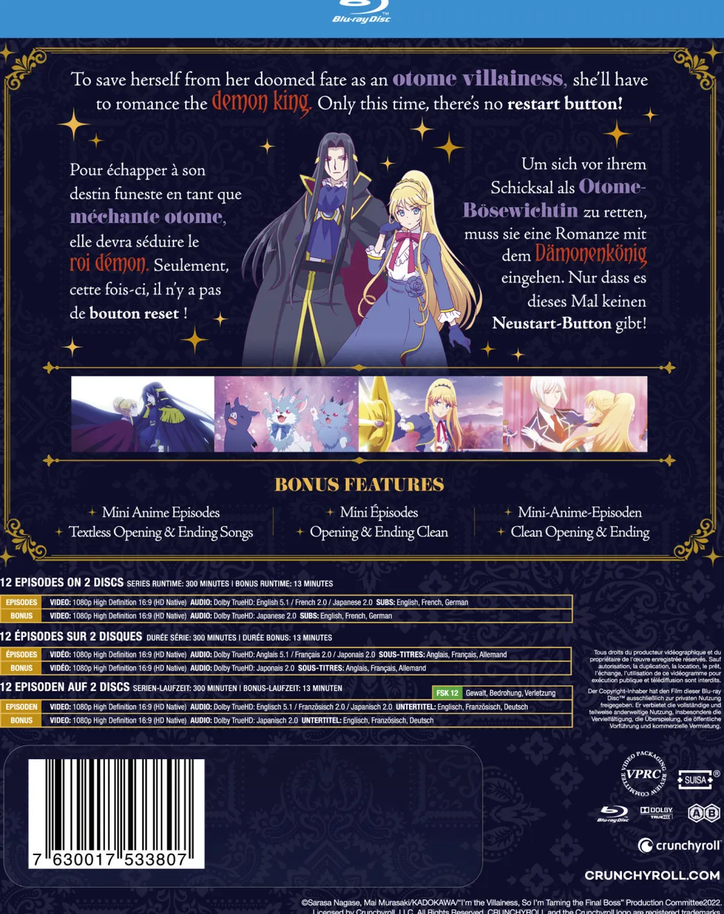 I’m the Villainess, So I’m Taming the Final Boss (OmU) - Blu-ray Gesamtausgabe