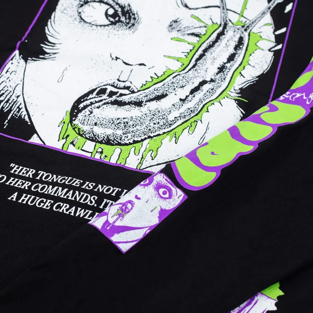 Junji Ito - Scattered Slug Girl Long Sleeve T-Shirt