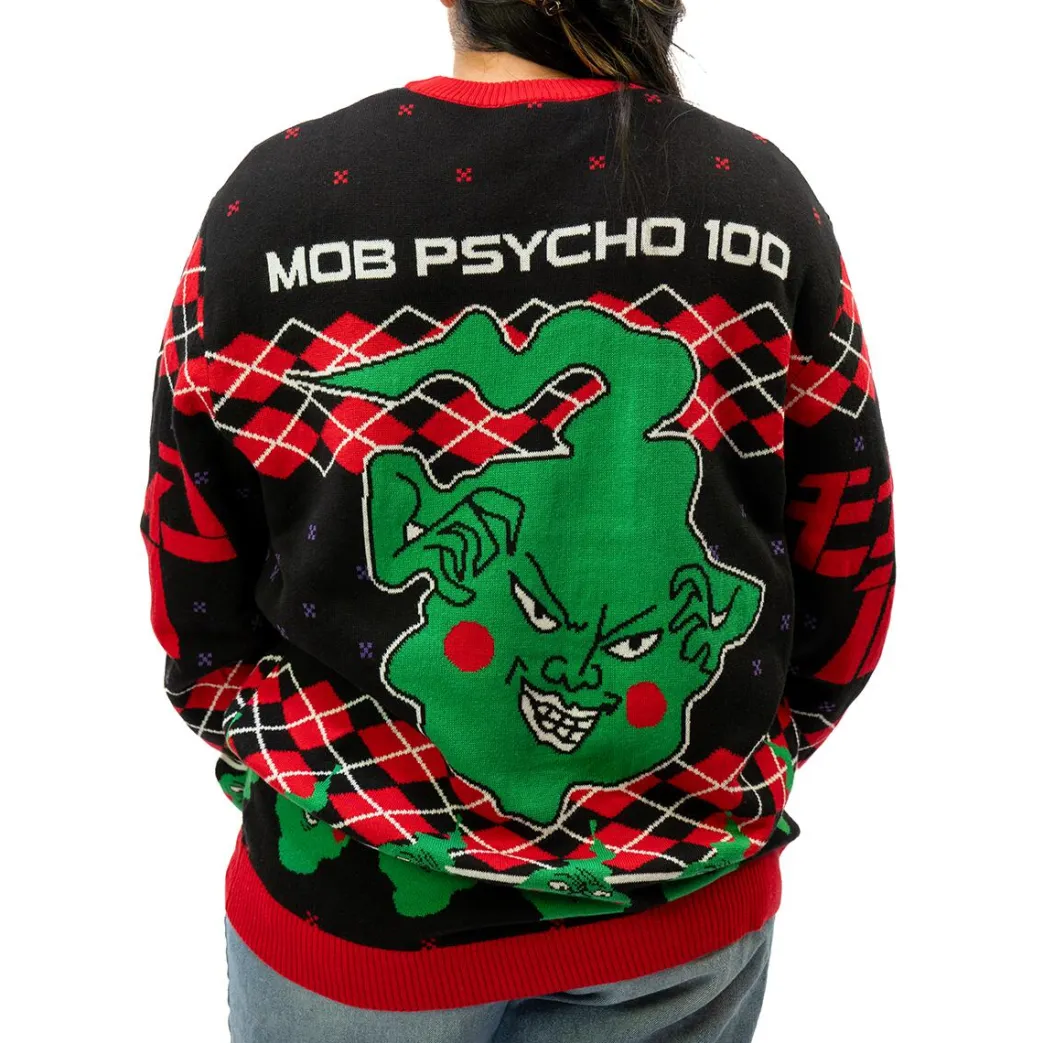 Mob Psycho 100 - Mob und Dimple Feiertagspullover