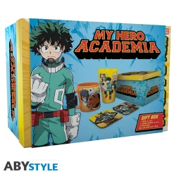 My Hero Academia - Large Glass + Mug + 2 Coasters Heros*