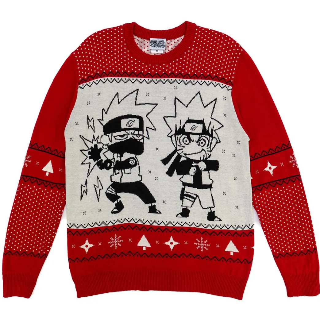 Naruto Shippuden Naruto Kakashi Chibi Feiertagspullover - Crunchyroll Exklusiv!