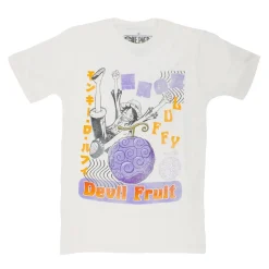 One Piece - Luffy Scattered Devil Fruit Short Sleeve T-Shirt