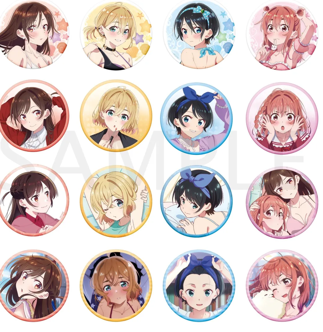 Rent-A-Girlfriend - Blind 3 Inch Button Pin