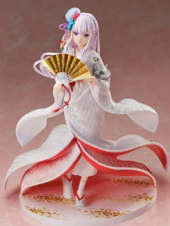 Re:Zero &ndash; Emilia Figur im Ma&szlig;stab 1:7 (Shiromuku Ver.)