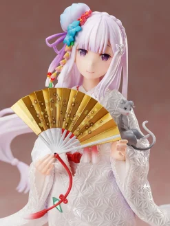 Re:Zero &ndash; Emilia Figur im Ma&szlig;stab 1:7 (Shiromuku Ver.)
