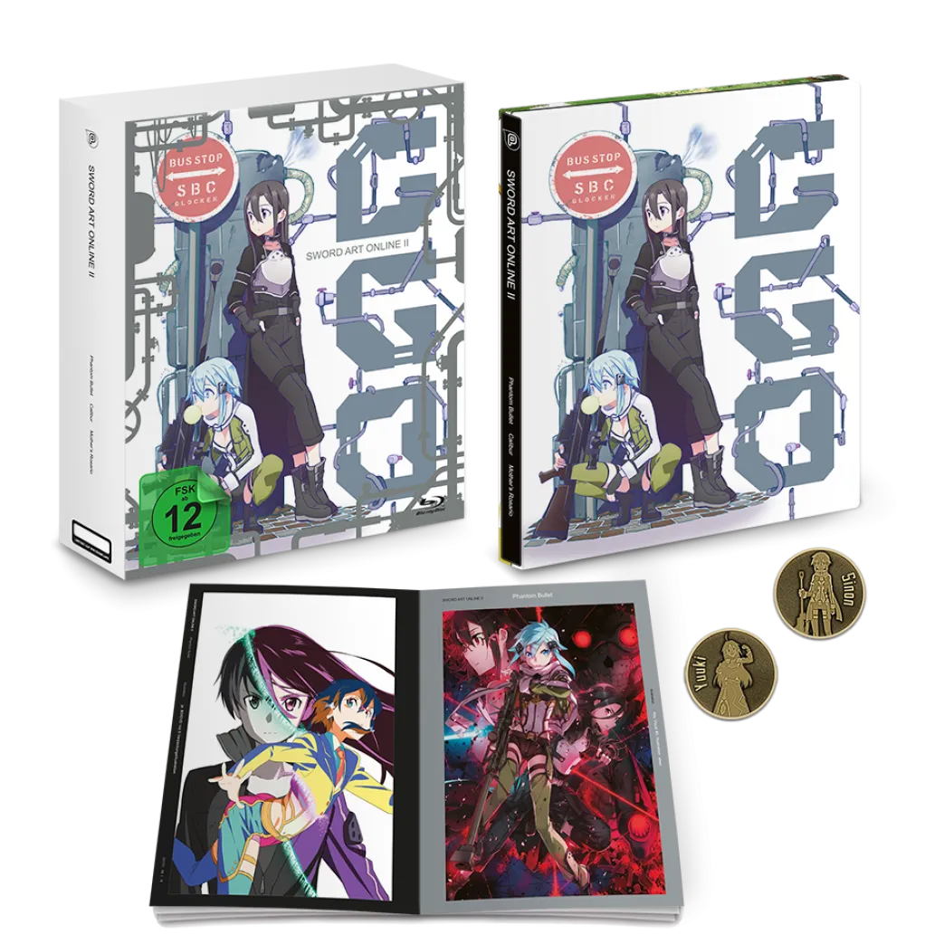 Sword Art Online II - 2. Staffel - Blu-ray Gesamtausgabe - Steelbook Edition (Deutsch)
